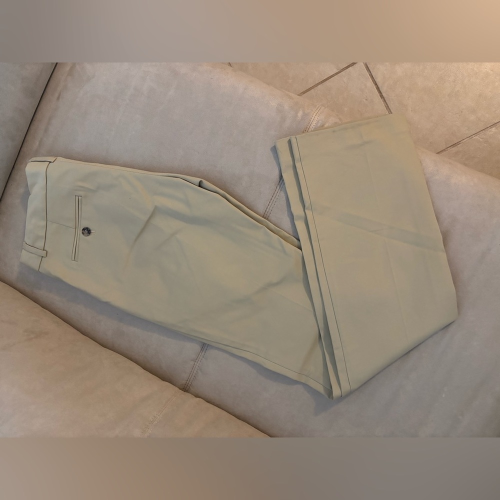 Theory khaki beige straight pants 6